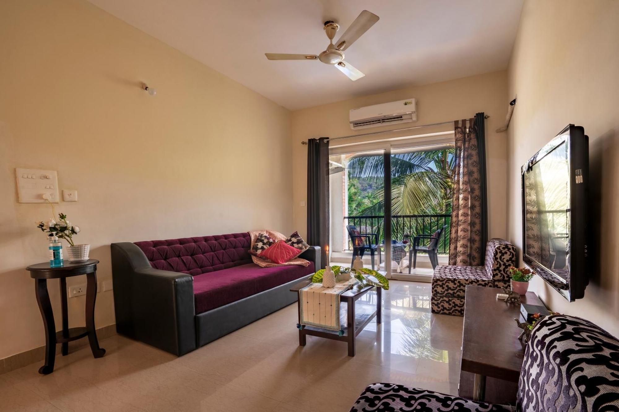 Goa Chillout Apartment - 1Bhk, バガ エクステリア 写真